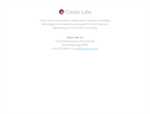 Tablet Screenshot of classic-labs.com